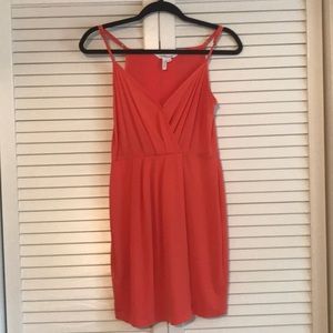 BCBG coral mini dress
